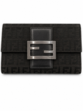 Fendi Zucca Forever Canvas Continental Wallet – Black