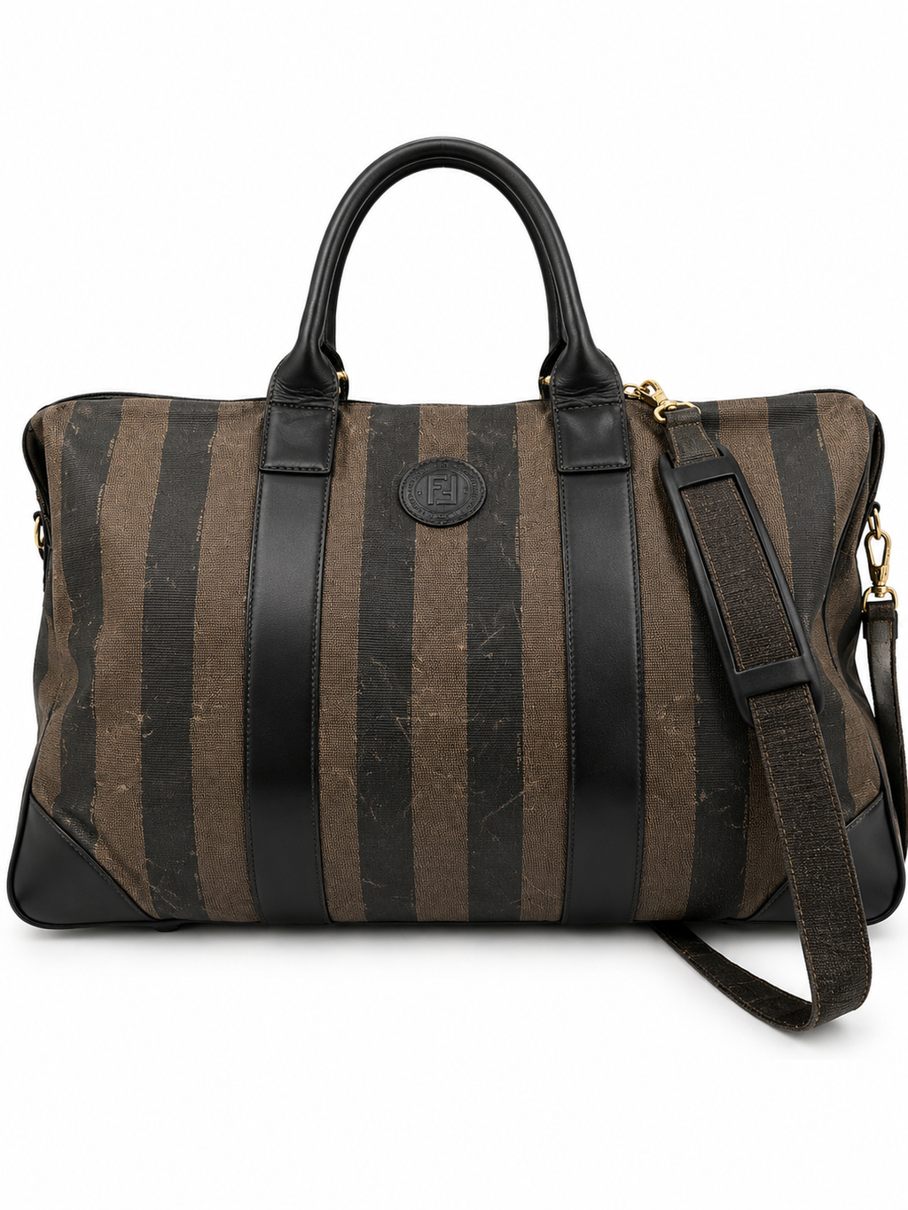 Fendi Pequin Weekender Travel Bag