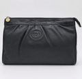 Gucci Vintage XL Leather Clutch