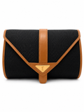 Yves Saint Laurent Woven Envelope Clutch Bag