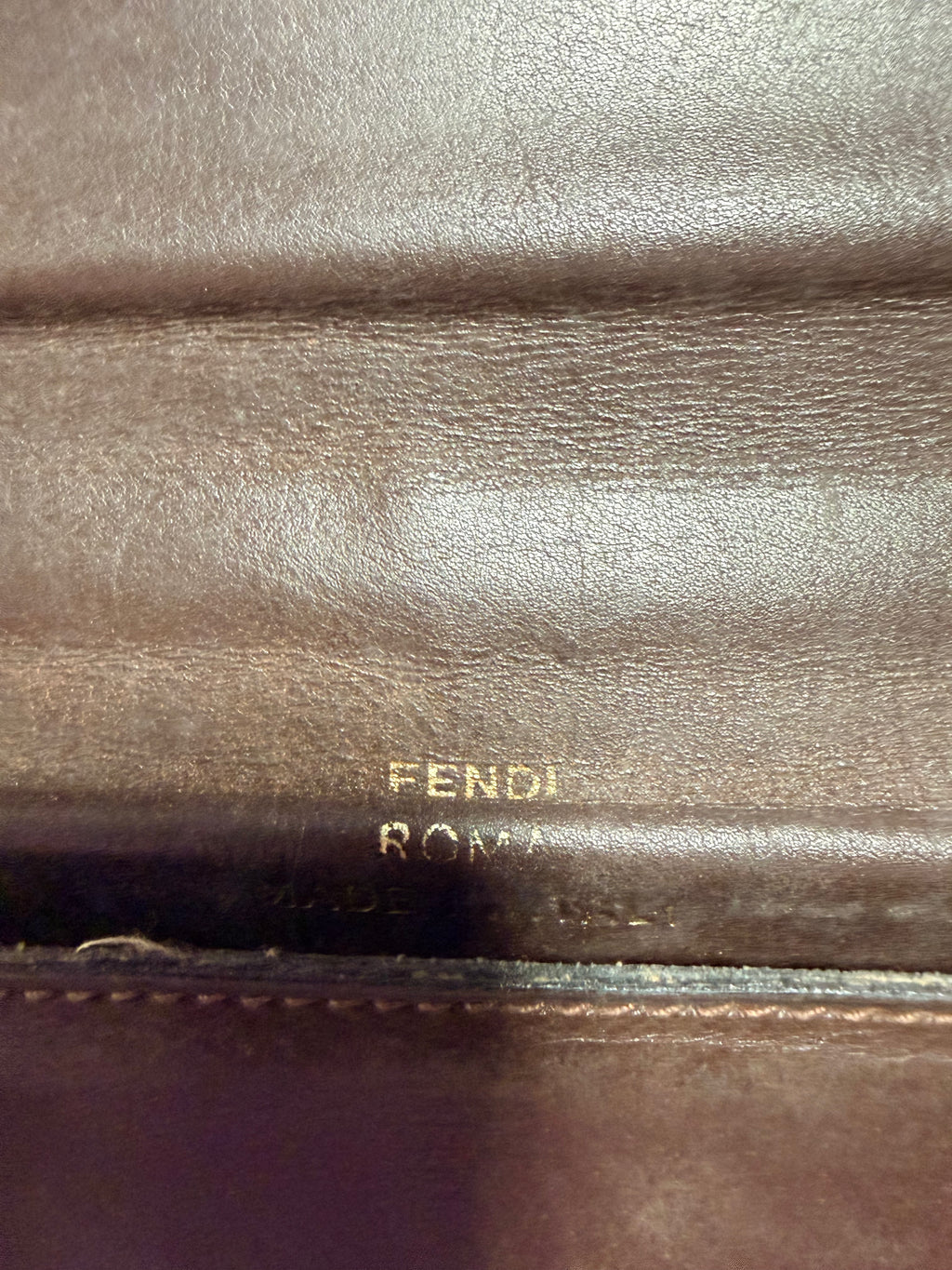 Fendi Zucca Monogram Convertible Oversized Clutch