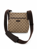 Gucci GG Canvas Messenger Crossbody Bag