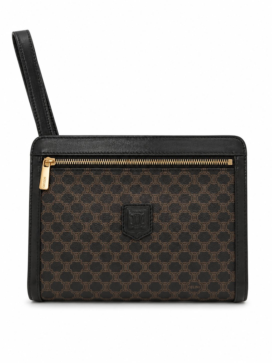 Celine Macadam Wristlet Clutch
