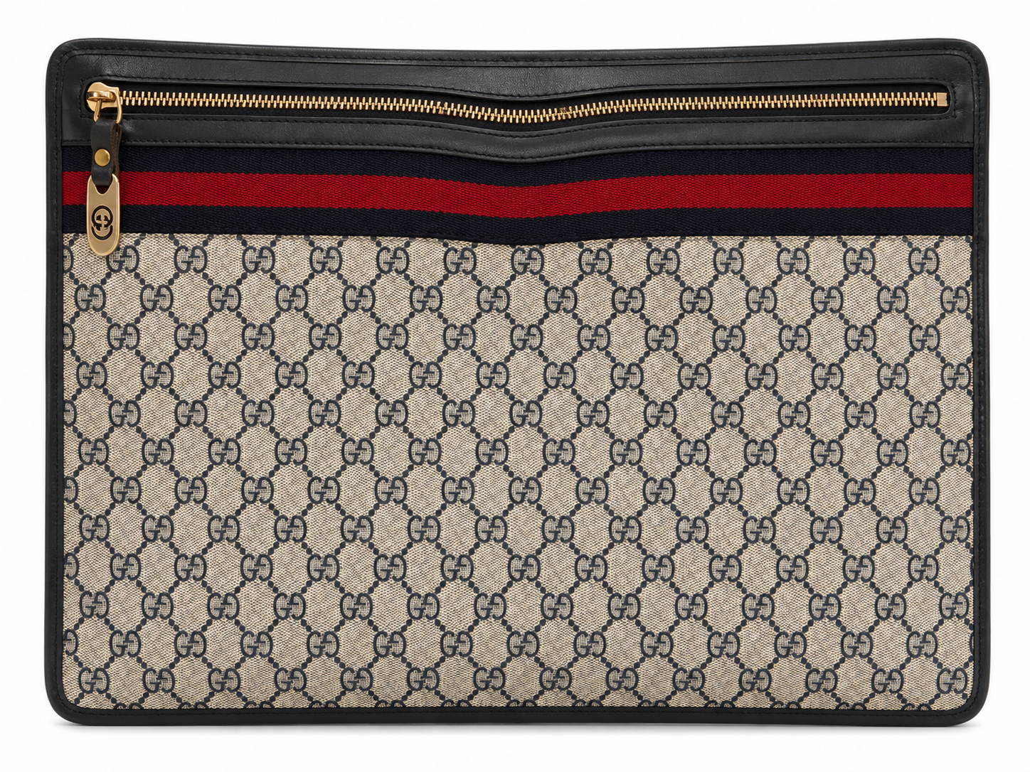 Gucci GG Supreme XL Clutch / Document Holder / Laptop Sleeve