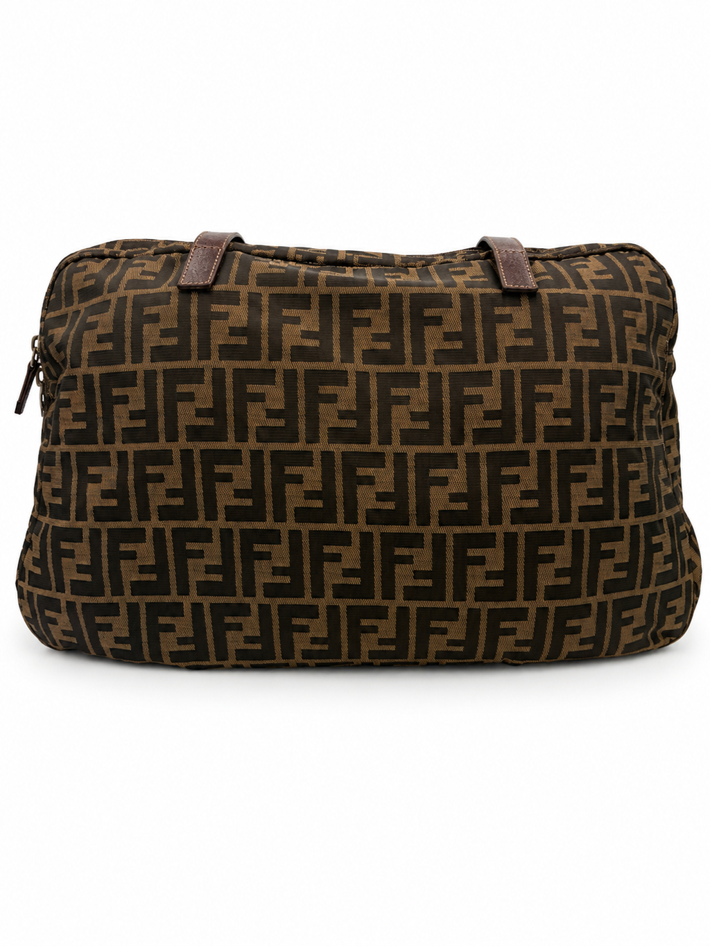 Fendi Zucca Nylon Shoulder / Duffle Bag