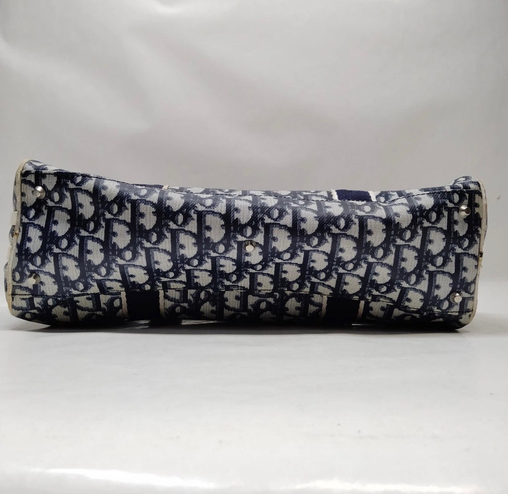 Christian Dior Dior Oblique Canvas Boston Bag