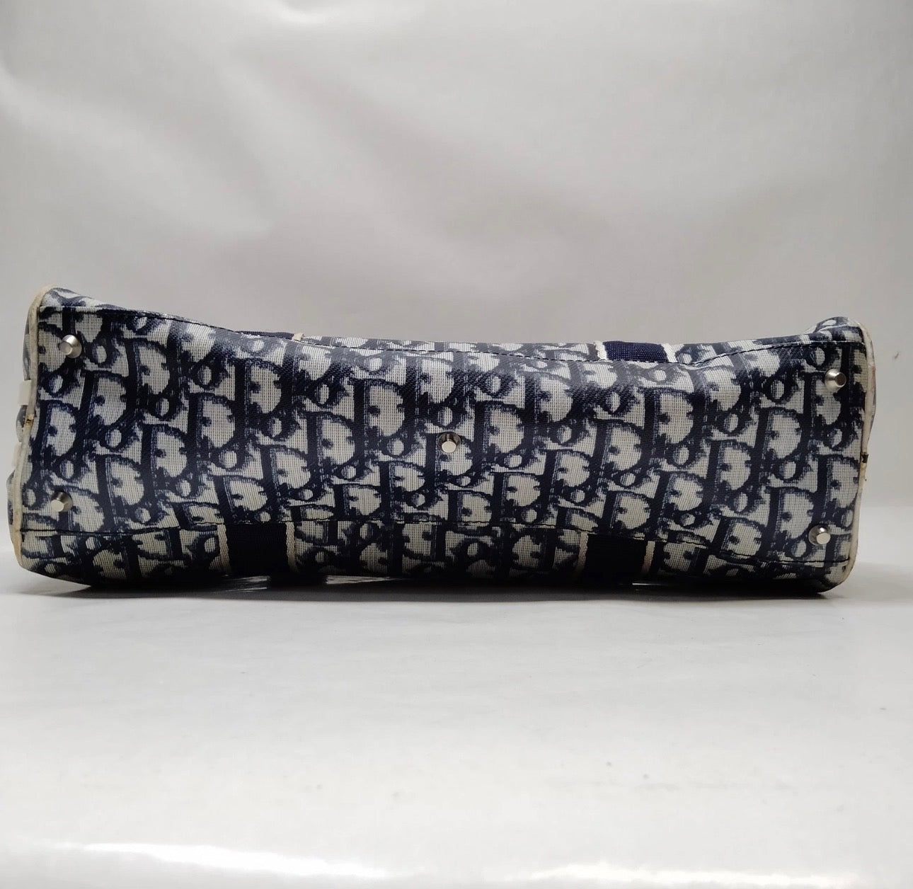 Christian Dior Dior Oblique Canvas Boston Bag
