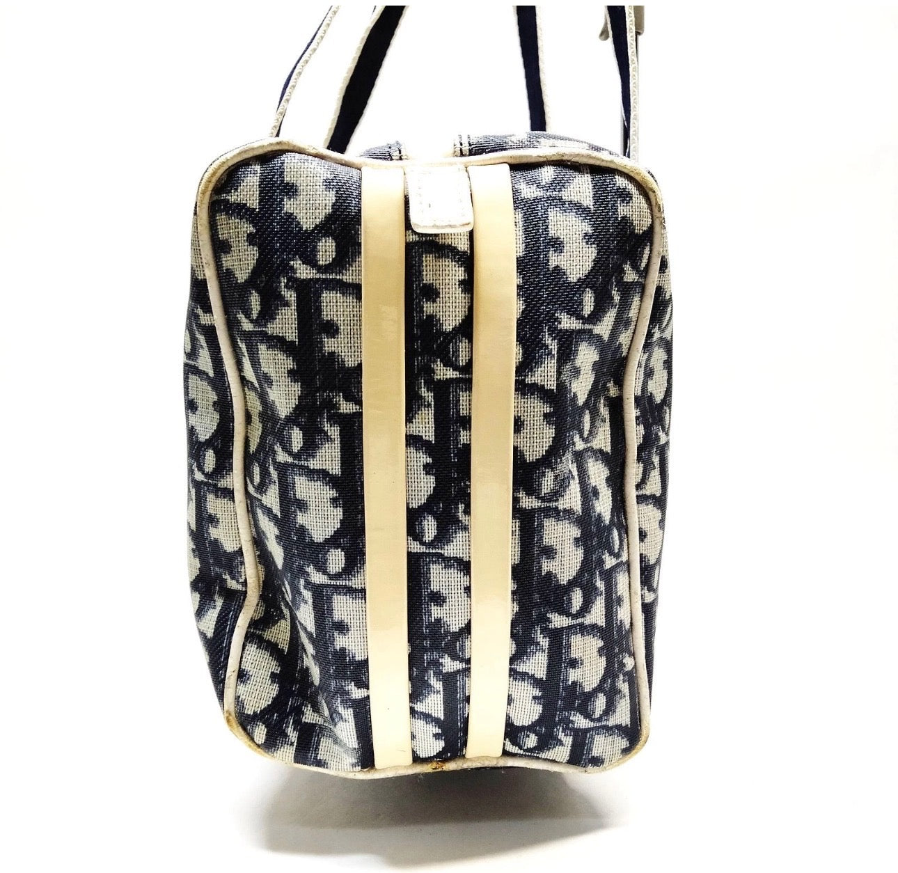 Christian Dior Dior Oblique Canvas Boston Bag