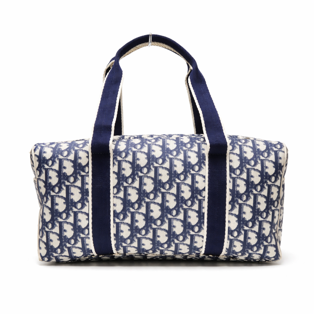 Christian Dior Dior Oblique Canvas Boston Bag