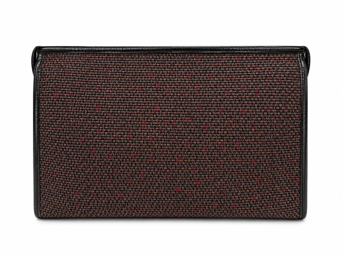 Yves Saint Laurent YSL Textured Envelope Clutch