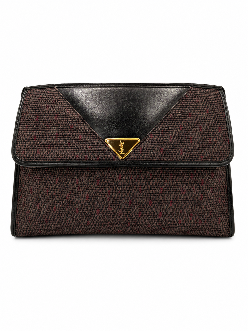 Yves Saint Laurent YSL Textured Envelope Clutch