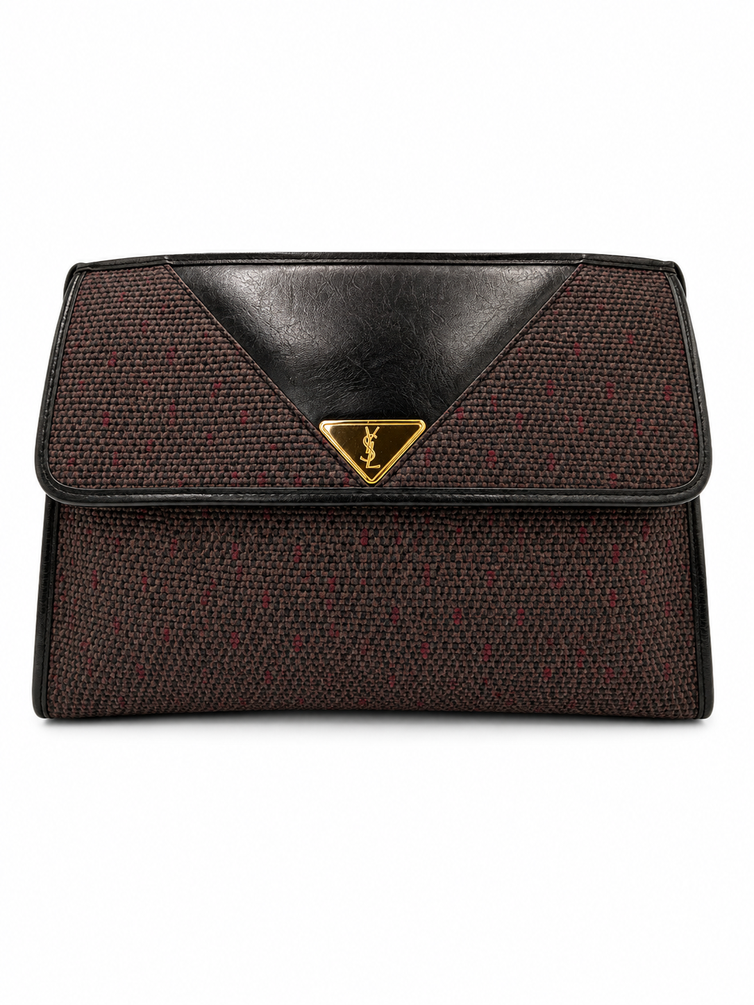Yves Saint Laurent YSL Textured Envelope Clutch