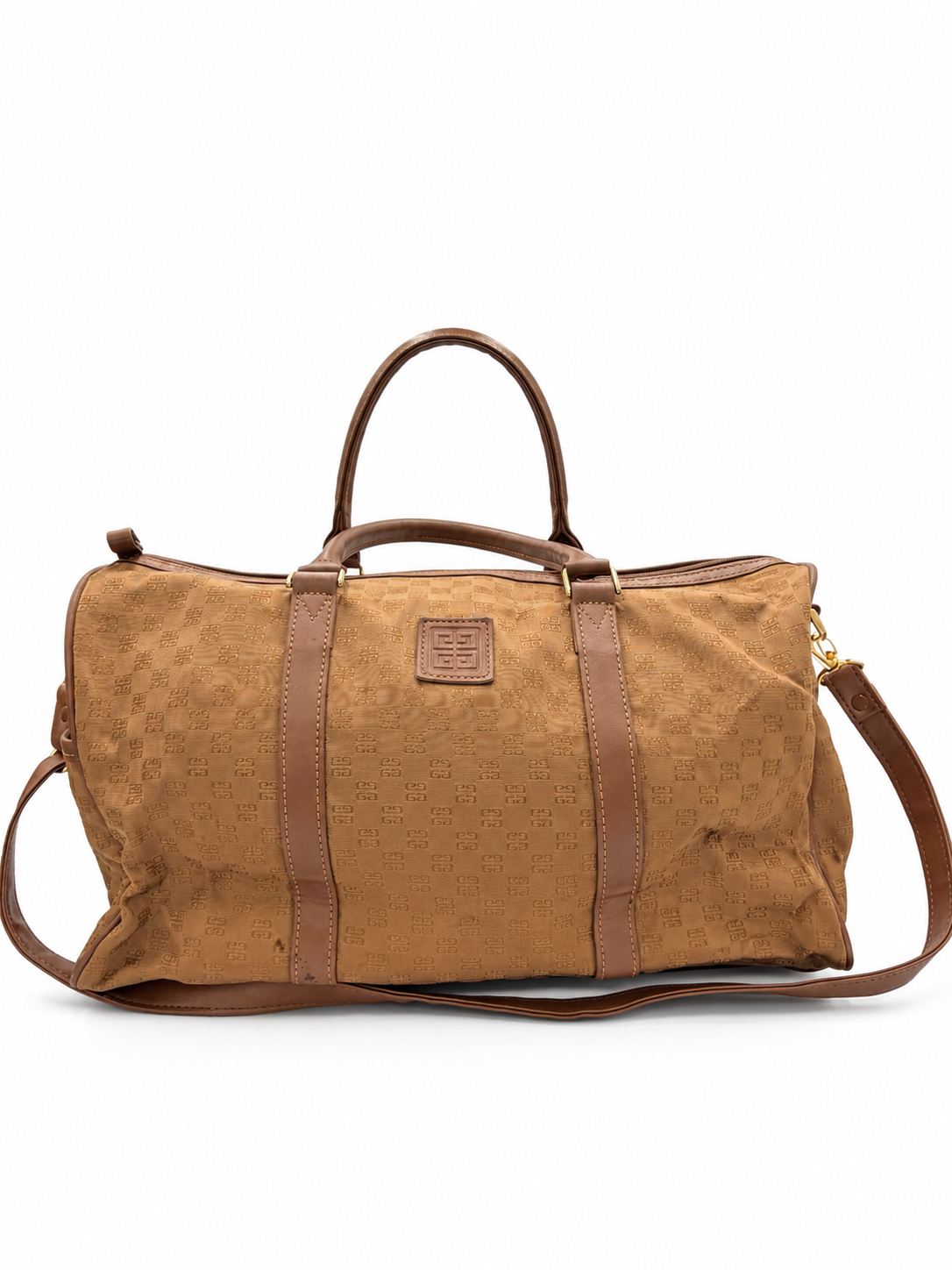 Givenchy Vintage 4G Monogram Boston Bag with Crossbody Stra
