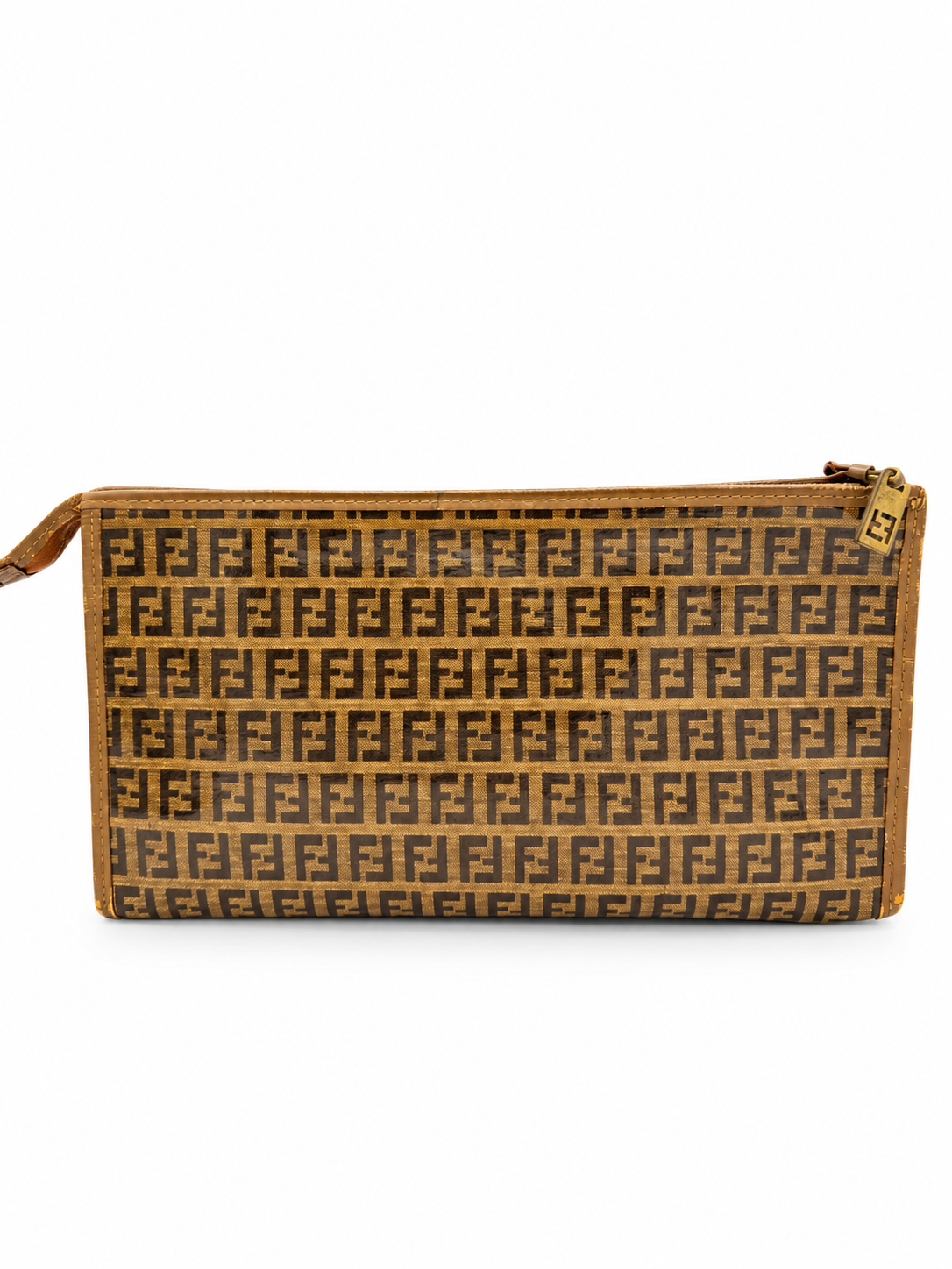 Fendi Zucca Monogram Clutch / Pouch