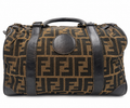 Fendi Vintage Zucca FF Boston Bag