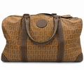 Fendi Vintage Zucca Monogram Boston Bag – Brown