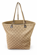 Gucci GG Canvas Tote (Beige/Brown)