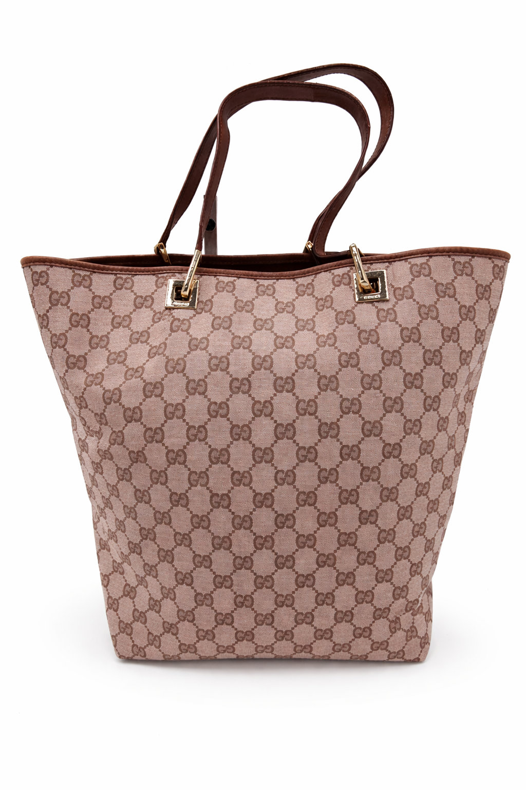 Gucci GG Canvas Tote (Brown)