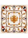 Burberrys Equestrian Crest Scarf