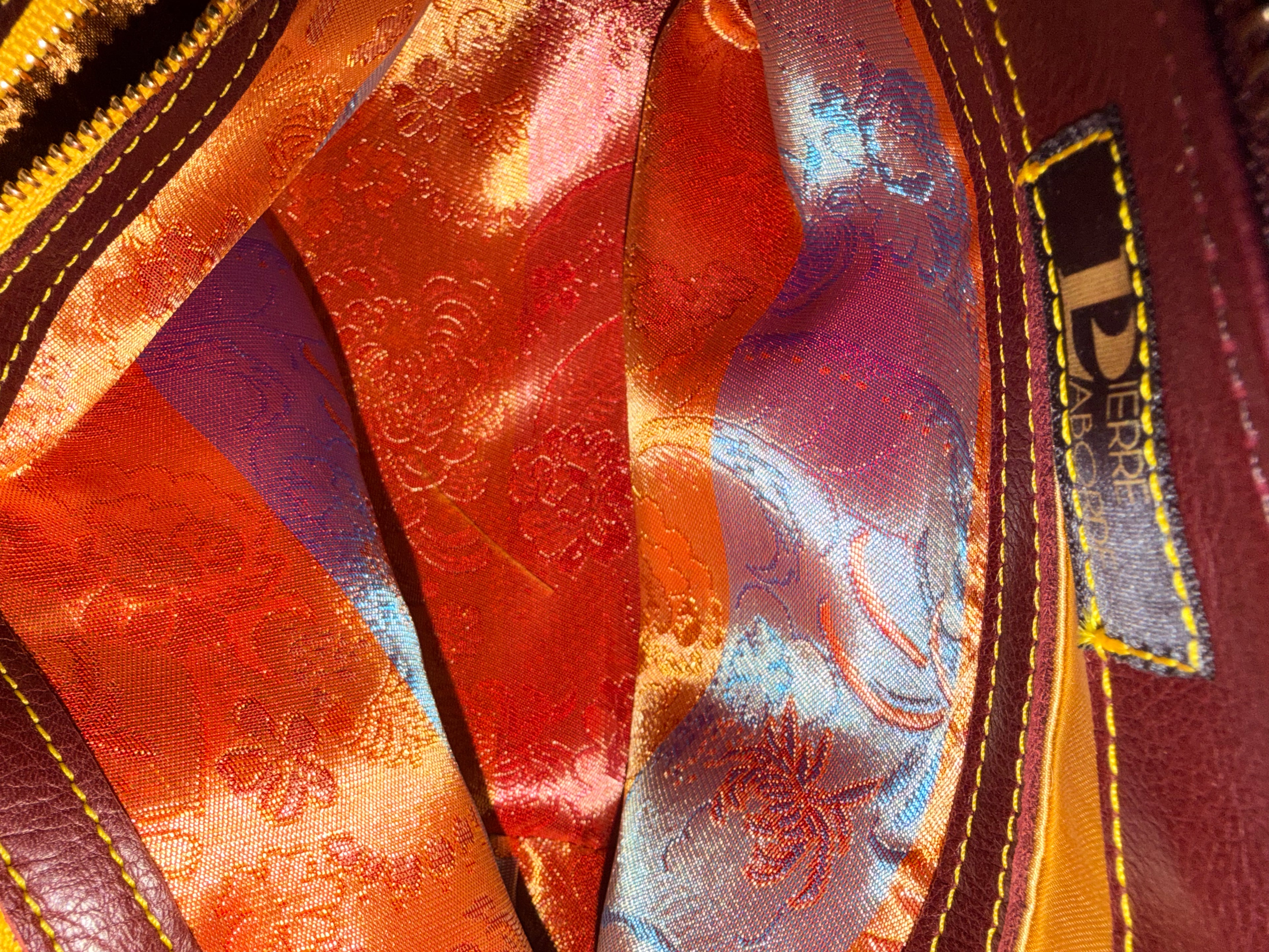 Pierre Laborde One-of-One Burgundy Pony Hair & Leather Bag