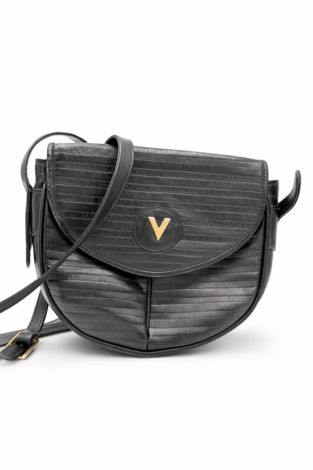 Valentino Vintage Half-Moon Crossbody Bag
