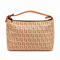 Fendi Zucca Mini Shoulder Bag – Pink / Beige