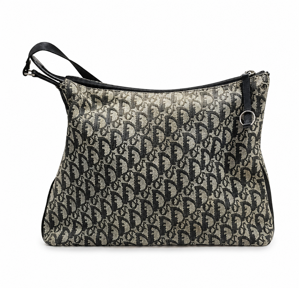 Christian Dior Trotter Messenger Bag (Black/Grey)