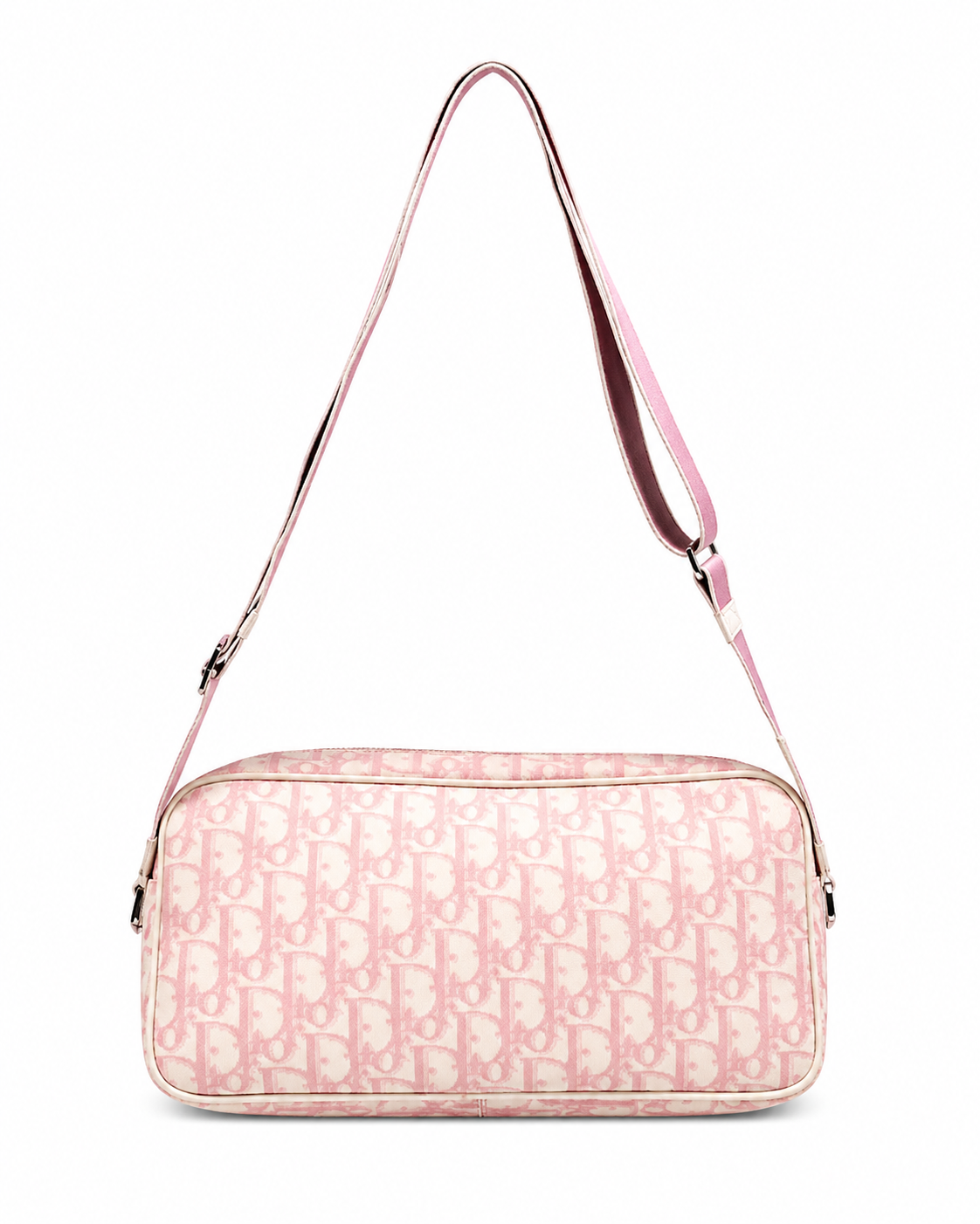 Christian Dior Pink Trotter “1” Shoulder Bag