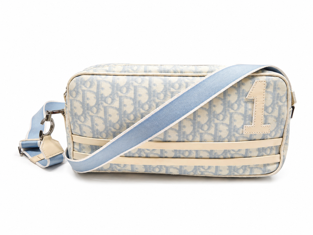 Christian Dior Blue Trotter “1” Shoulder Bag