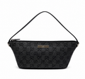 Gucci GG Canvas Mini Pouchette Bag (Black)