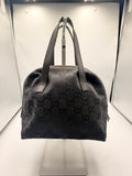 Black GG Monogram Mini Handbag