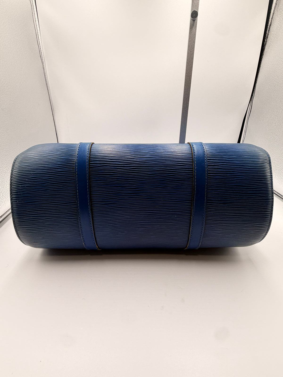 Louis Vuitton Blue Epi Leather Soufflot Shoulder Bag