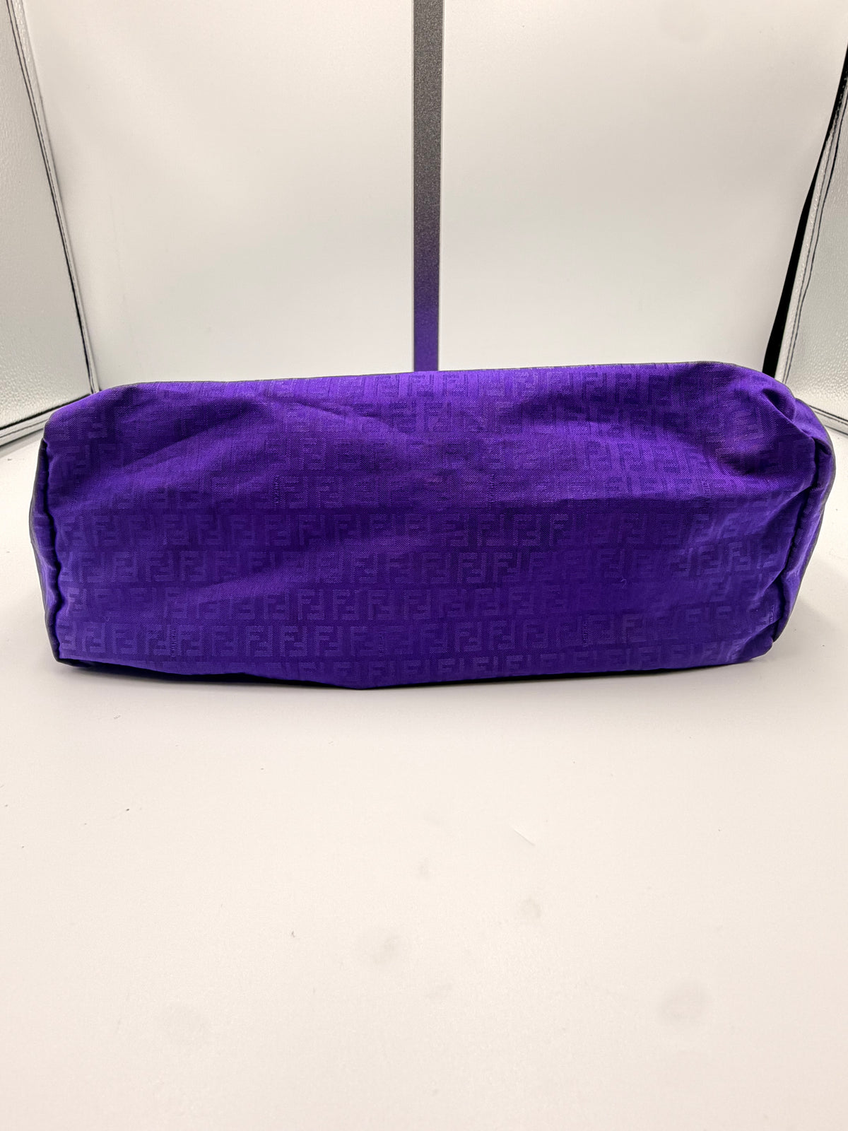 Fendi Purple Zucca Monogram Cosmetic Pouch