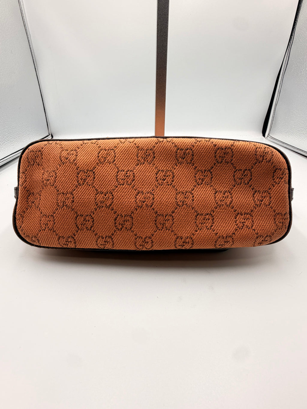 Gucci Vintage GG Monogram Mini Shoulder Bag – Tan & Brown