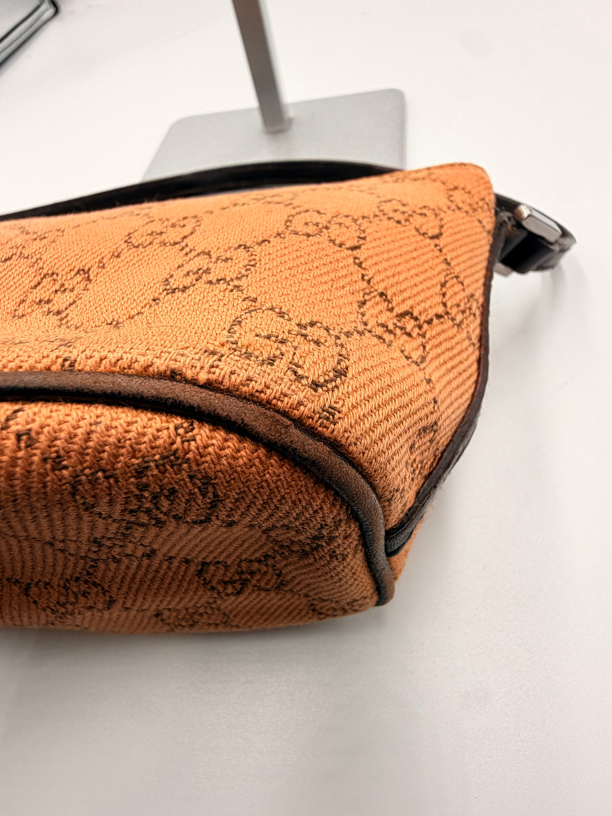 Gucci Vintage GG Monogram Mini Shoulder Bag – Tan & Brown