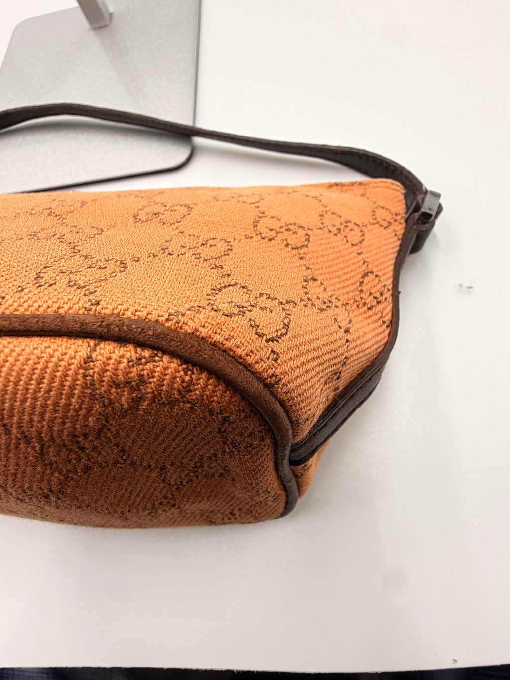 Gucci Vintage GG Monogram Mini Shoulder Bag – Tan & Brown