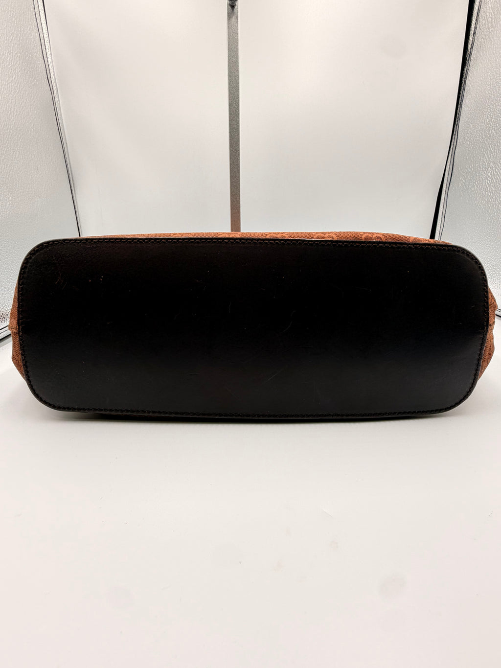 Gucci Brown GG Monogram Canvas Shoulder Tote Bag
