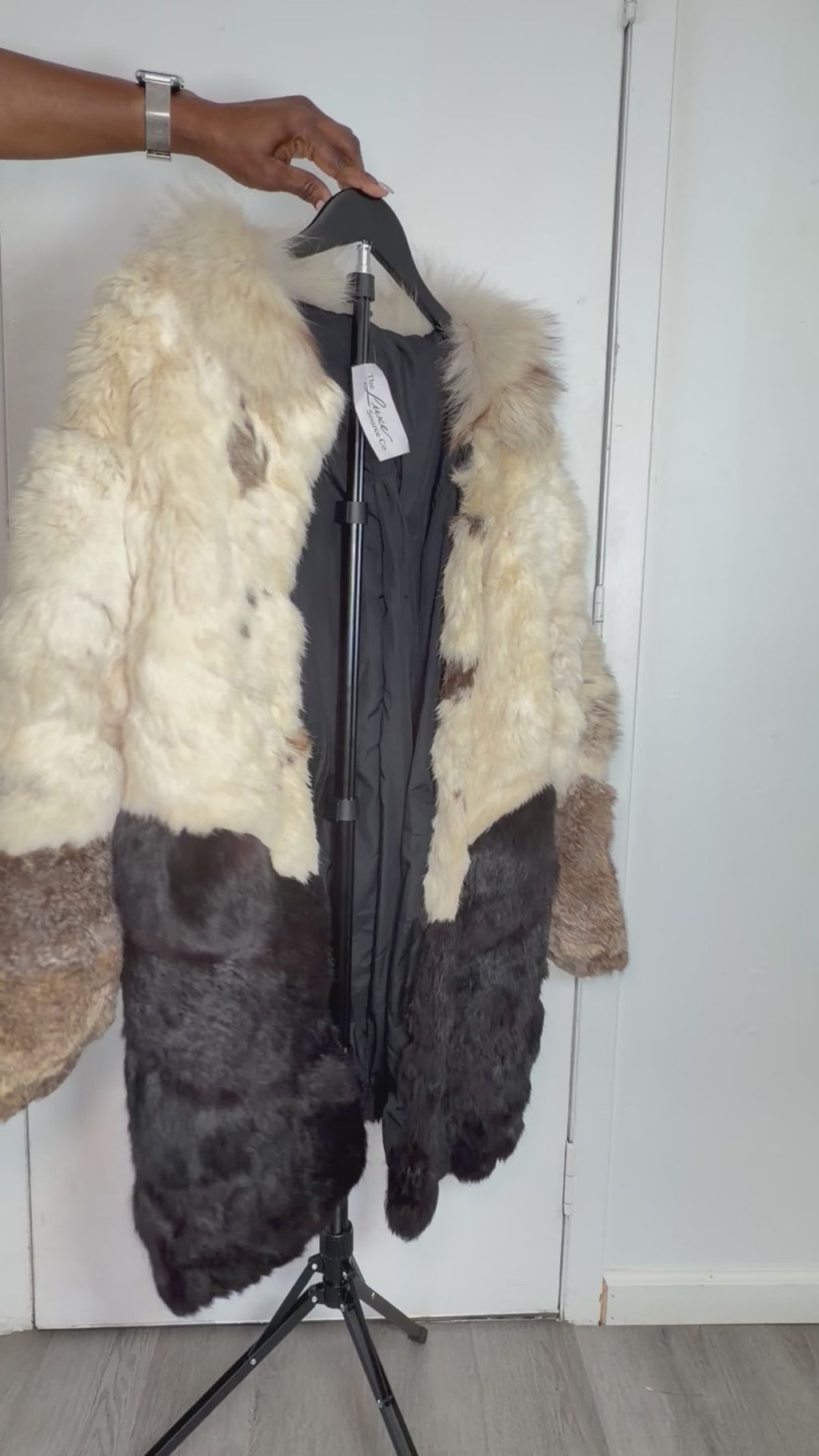 Vintage Rabbit Fur Coat – Large 022