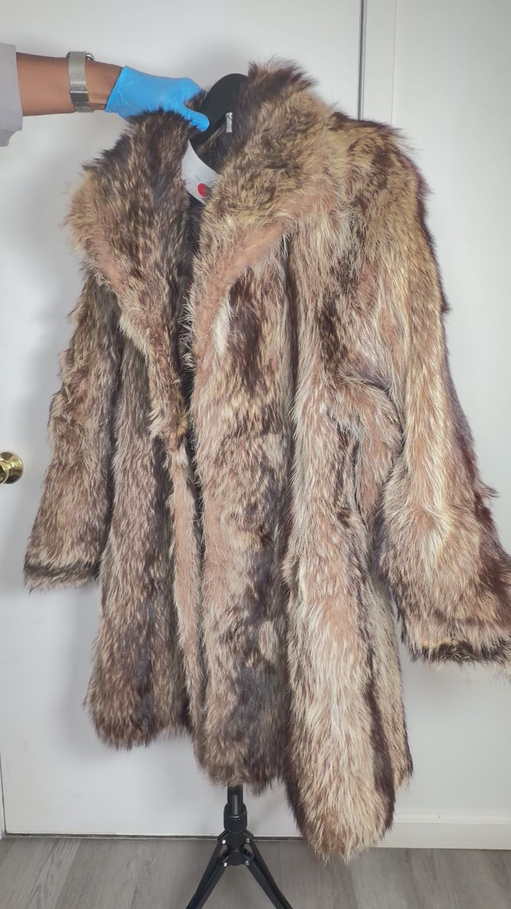 Vintage Raccoon Fur Coat – Large 034
