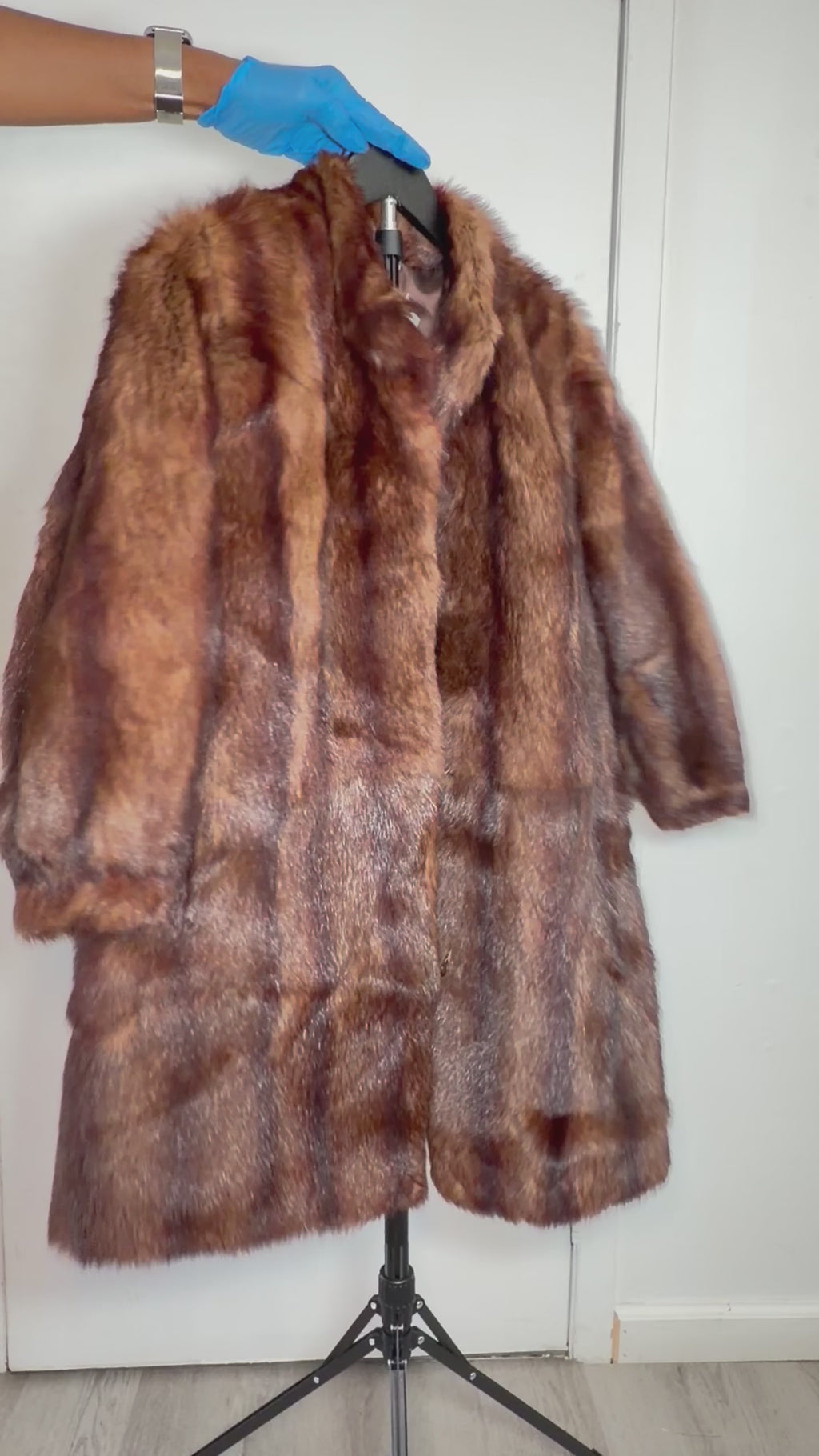 Vintage Brown Mink Fur Coat – Large 025