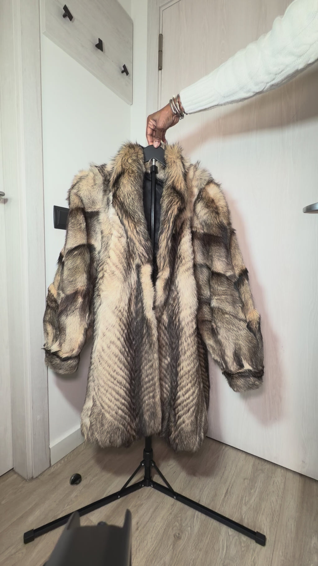 Vintage Fox Fur Coat – XXL