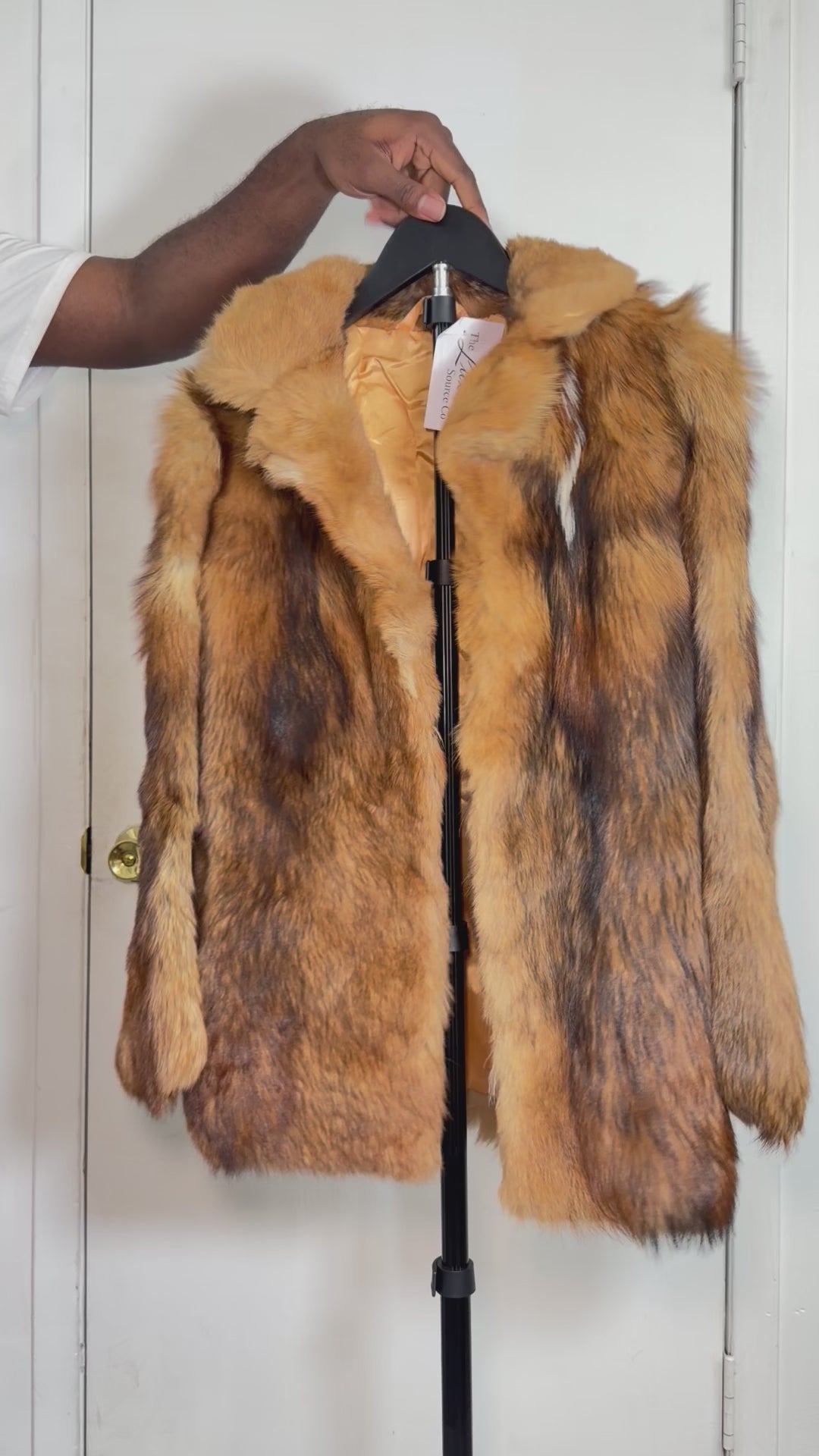 Vintage Red Fox Fur Coat – Small 019